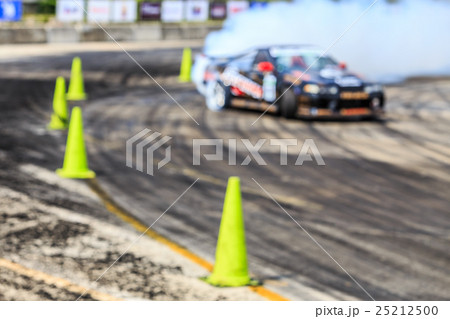 Superbike Motorcycle crossing the finish line Superbike Motorcycle crossing the finish line 25212500