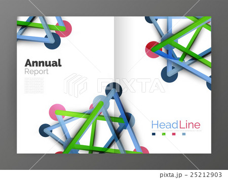 Lines and circles, modern abstract business annual Lines and circles, modern abstract business annual 25212903