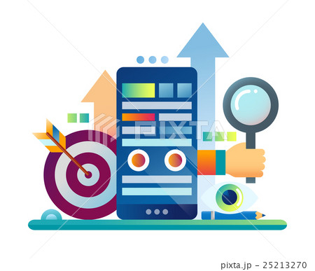 Marketing - flat design website banner Marketing - flat design website banner 25213270