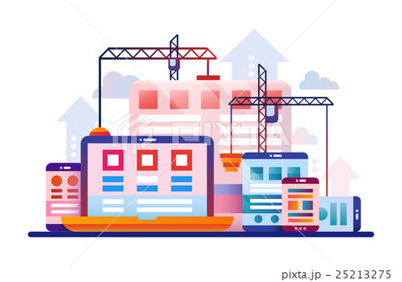 Programming Tools - flat design website banner Programming Tools - flat design website banner 25213275