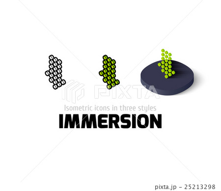 Immersion icon in different style Immersion icon in different style 25213298