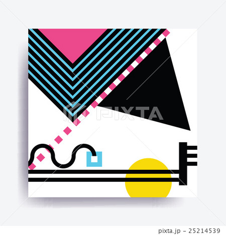 Colorful trend Neo Memphis geometric pattern Colorful trend Neo Memphis geometric pattern 25214539