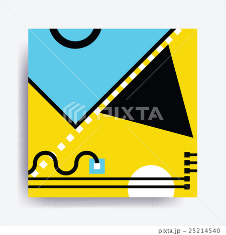 Colorful trend Neo Memphis geometric pattern 25214540