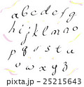 Vector alphabet lowercase written with a brush 25215643