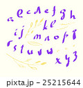 Vector alphabet lowercase written with a brush 25215644