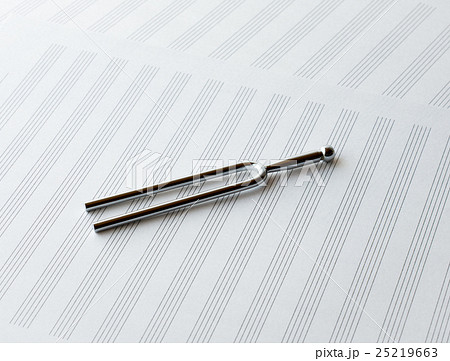 音叉　五線譜　絶対音感　産声 25219663