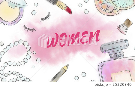 Chic Cosmetics Trendy Vogue Fashion Concept 25220340