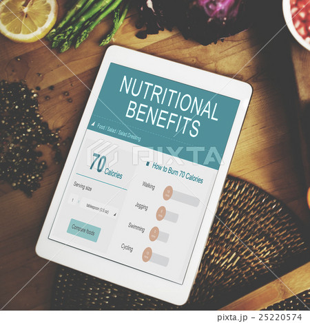 Health Fitness Nutrition Monitor Wellness Concept 25220574