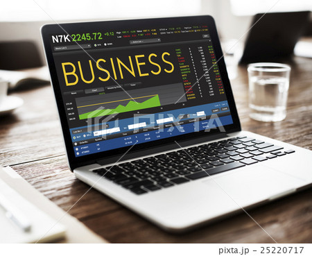Stock Exchange Trading Forex Finance Graphic Concept 25220717