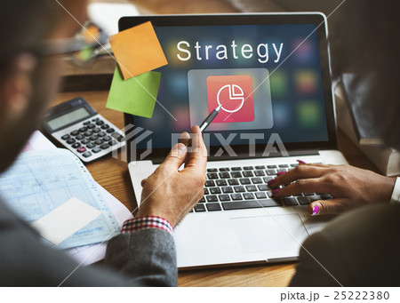 Business Corporation Statistics Pie Chart Concept 25222380