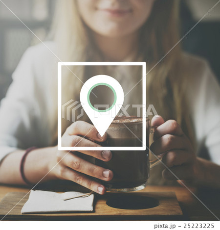 Location Global Positioning System Navigation Trip Concept 25223225