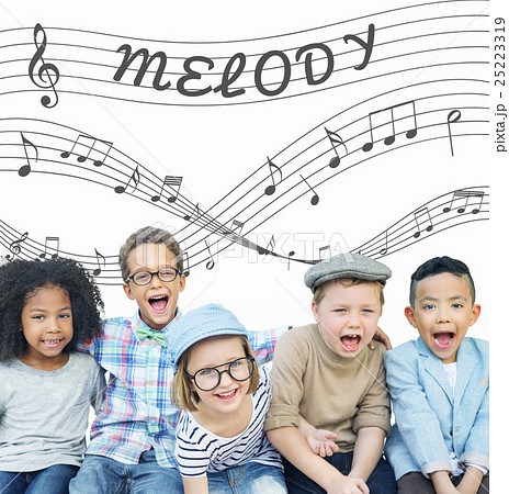 Music Notes Entertainment Melody Listening Concept 25223319