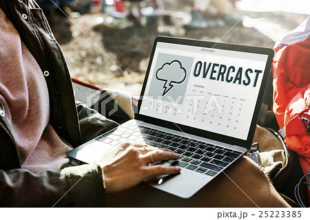 Forecast Overcast Weather Report Concept 25223385