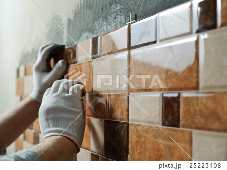 Laying Ceramic Tiles. Laying Ceramic Tiles. 25223408