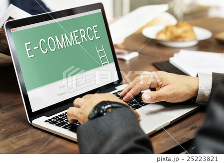 E-Commerce Online Banking Accounting Financial Concept 25223821