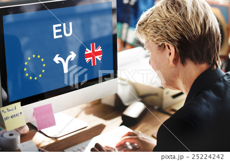 Brexit Bremain UK EU Referendum Concept Brexit Bremain UK EU Referendum Concept 25224242