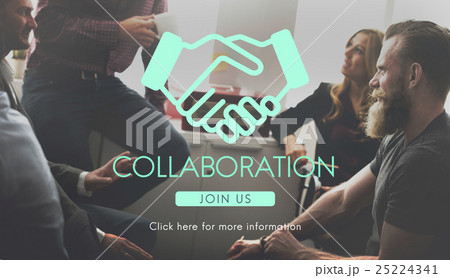 Collaboration Partnership Company Enterprise Corporate Concept Collaboration Partnership Company Enterprise Corporate Concept 25224341