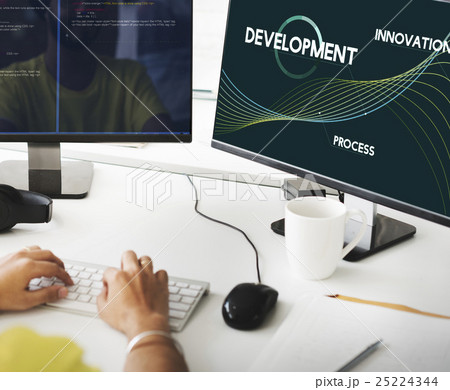 Technology Connect Development Network Process Concept Technology Connect Development Network Process Concept 25224344