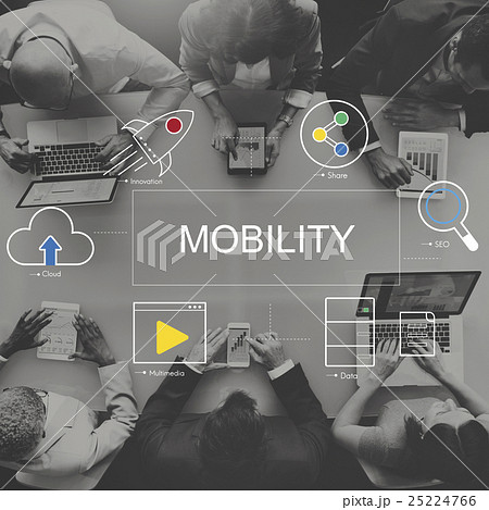 Digital Technology Icons Graphic Concept Digital Technology Icons Graphic Concept 25224766