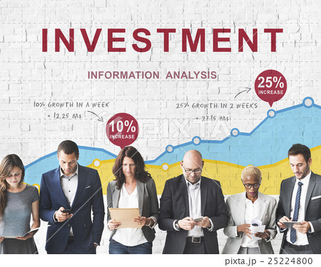 Business Data Growth Report Analysis Performance Concept 25224800