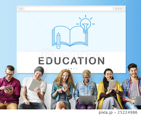 Be Creative E-learning Innovation Education Knowledge Concept 25224986
