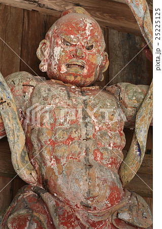 四国別格霊場第一番札所「大山寺」仁王像 阿形 25225125