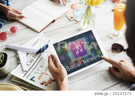 Application Connection Digital Internet Graphic Concept Application Connection Digital Internet Graphic Concept 25225572