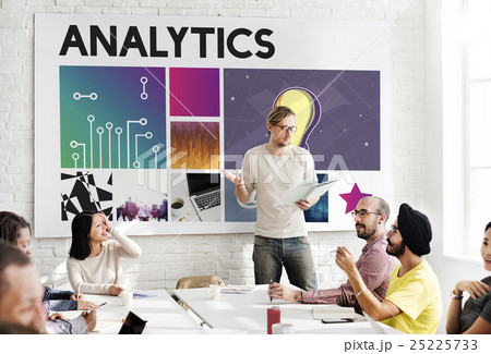 Analytics Technology Cyberspace Network Concept 25225733