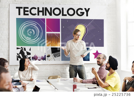 Technology Cyberspace Network Concept 25225736