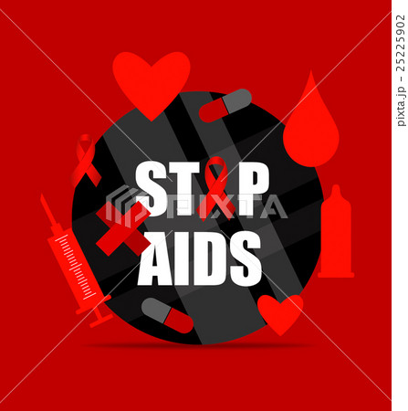 World AIDS Day. 1st December World Aids Day poster. Vector illustration. 25225902