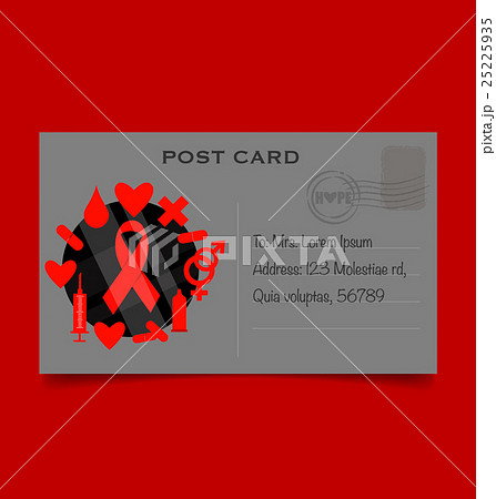 AIDS Awareness red ribbon. World AIDS Day. 1st December World Aids Day poster. Vector illustration. 25225935