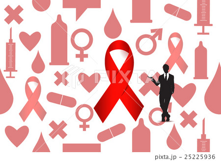 AIDS Awareness red ribbon. World AIDS Day. 1st December World Aids Day poster. Vector illustration. AIDS Awareness red ribbon. World AIDS Day. 1st December World Aids Day poster. Vector illustration. 25225936