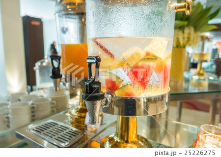 Fresh fruit Flavored infused water . 25226275