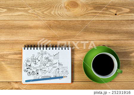 Business workplace with stuff 25231916