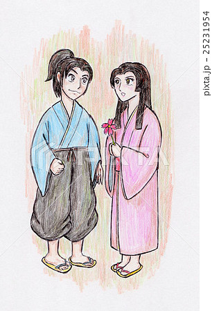 井伊直虎と直親（幼少時の想像図） 25231954