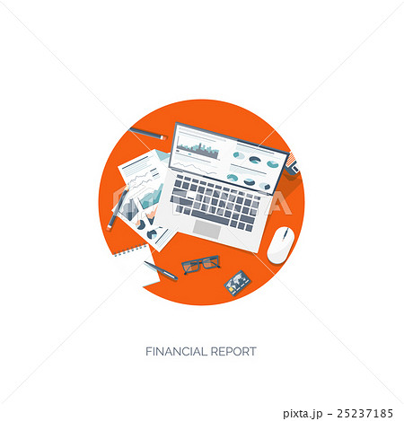 Vector illustration. Flat header. Online news 25237185