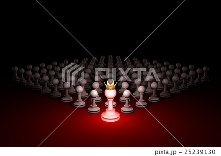 Great threat. Strong army (chess metaphor). 3D  25239130