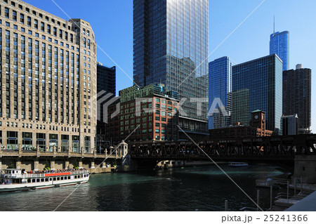 Aerial view of Chicago downtown Aerial view of Chicago downtown 25241366