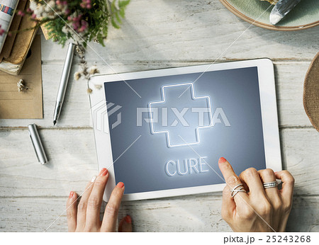 Hospital Cross Health Treatment Icon Graphic Concept 25243268