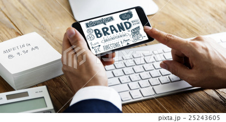 Brand Corporate Business Planning Marketing Management Concept Brand Corporate Business Planning Marketing Management Concept 25243605