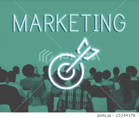 Target Goals Aim Aspiration Focus Vision Graphic Concept 25244376