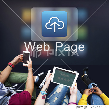 Cloud Computing Data Sharing Storage Graphic Concept Cloud Computing Data Sharing Storage Graphic Concept 25244688