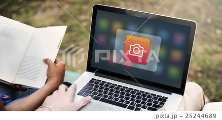Camera Icon Digital Software Concept Camera Icon Digital Software Concept 25244689