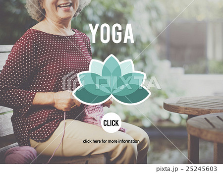 Yoga Contemplation Exercise Fitness Healthy Concept Yoga Contemplation Exercise Fitness Healthy Concept 25245603