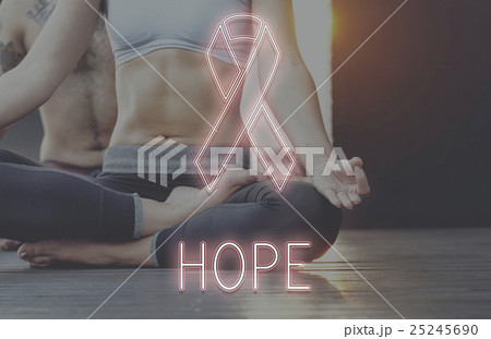 Breast Cancer Hope Healthcare Believe Concept Breast Cancer Hope Healthcare Believe Concept 25245690