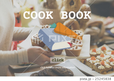 Cook Book Food Menu Meal Concept Cook Book Food Menu Meal Concept 25245838