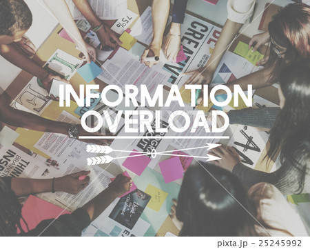 Information Overload Data Info Management Concept 25245992