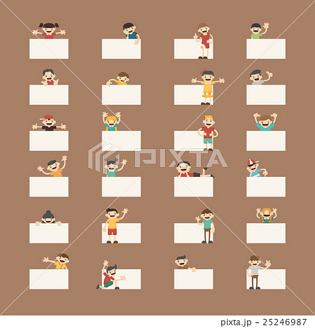 Set of childrens labels 25246987