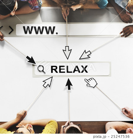 Relax Positivity Mindset Thinking Wellness Concept Relax Positivity Mindset Thinking Wellness Concept 25247536