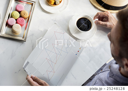 Analysis Information Statistics Report Graphic Concept 25248128